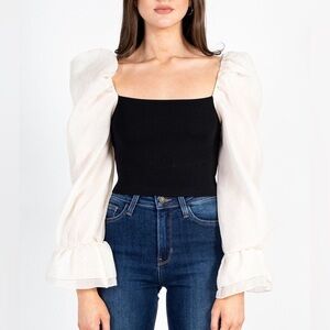 Zara Puff Sleeve Top